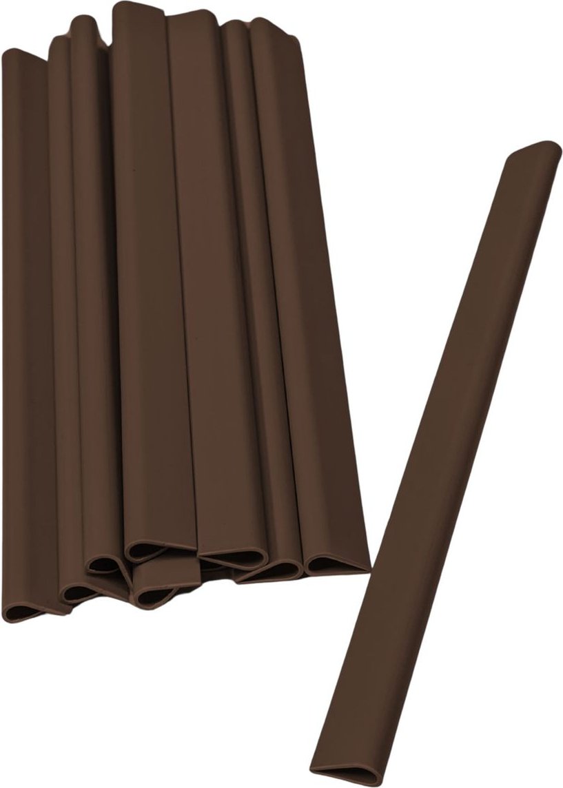 Thumbnail - Sichtschutzstreifen Klemmschiene für Zaunblende Braun 1er Pack