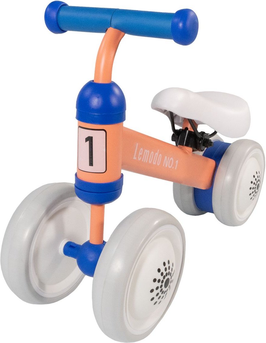 Lauflernrad rot , Kinderlaufrad mit Umkippschutz und gepolsterten Lenker, Mini Laufrad