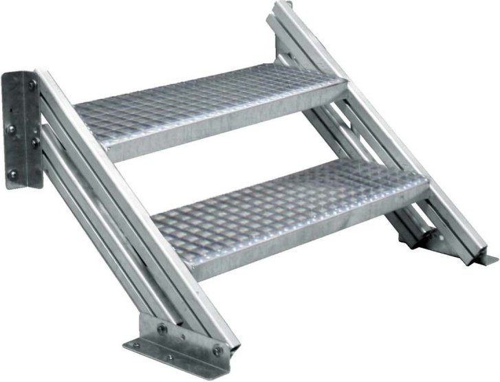Alaska Außentreppe, 2 Trittstufen, 800 mm
