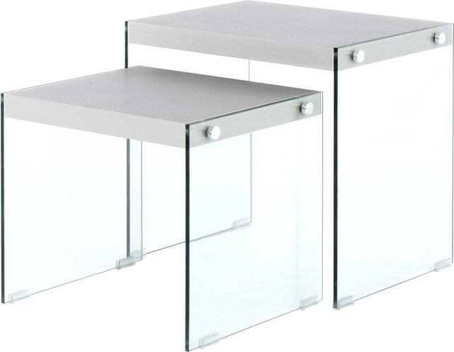Beistelltisch 2er-Set Elementary 225 Silber