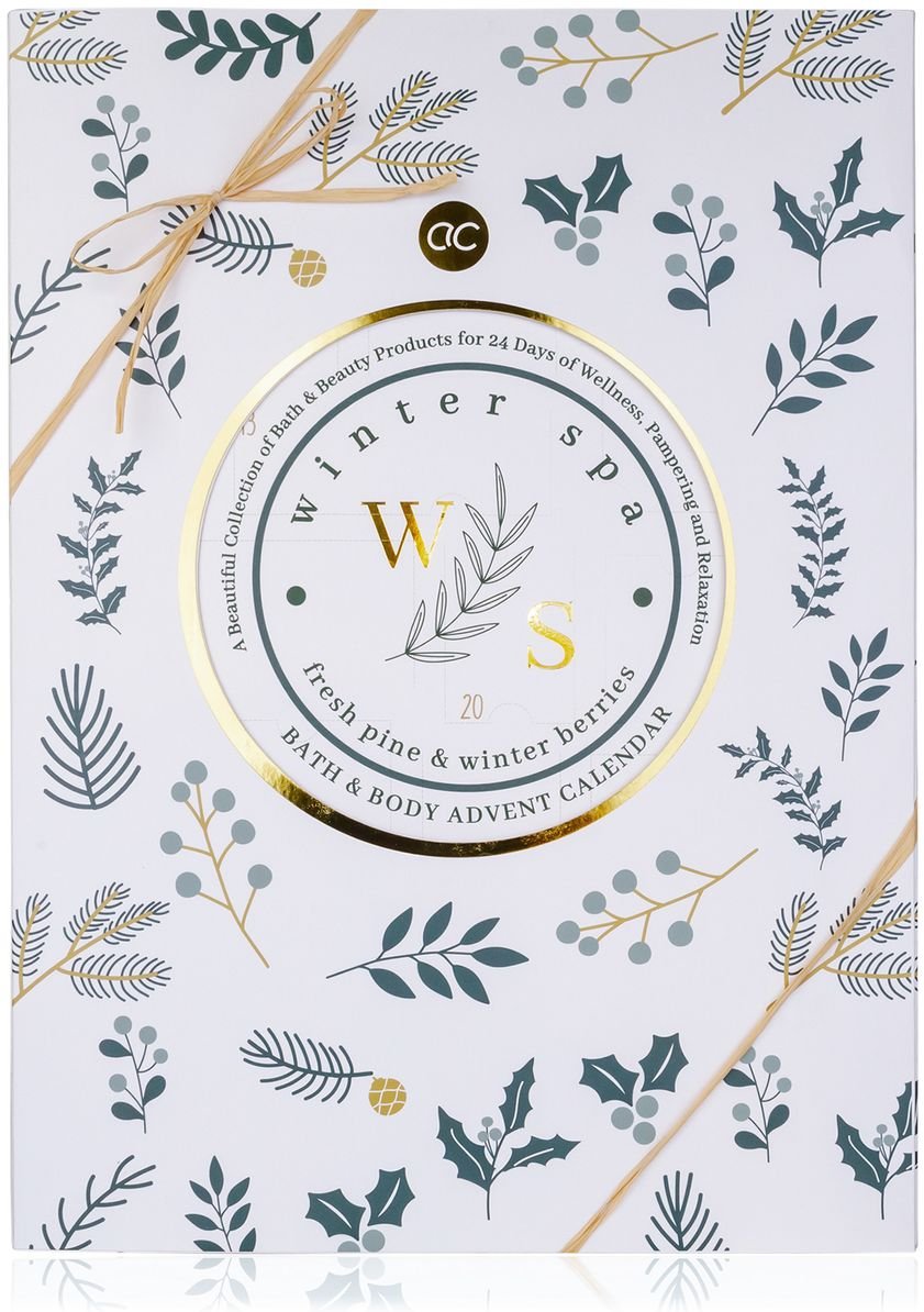 Adventskalender WINTER SPA in aufklappbarer Box