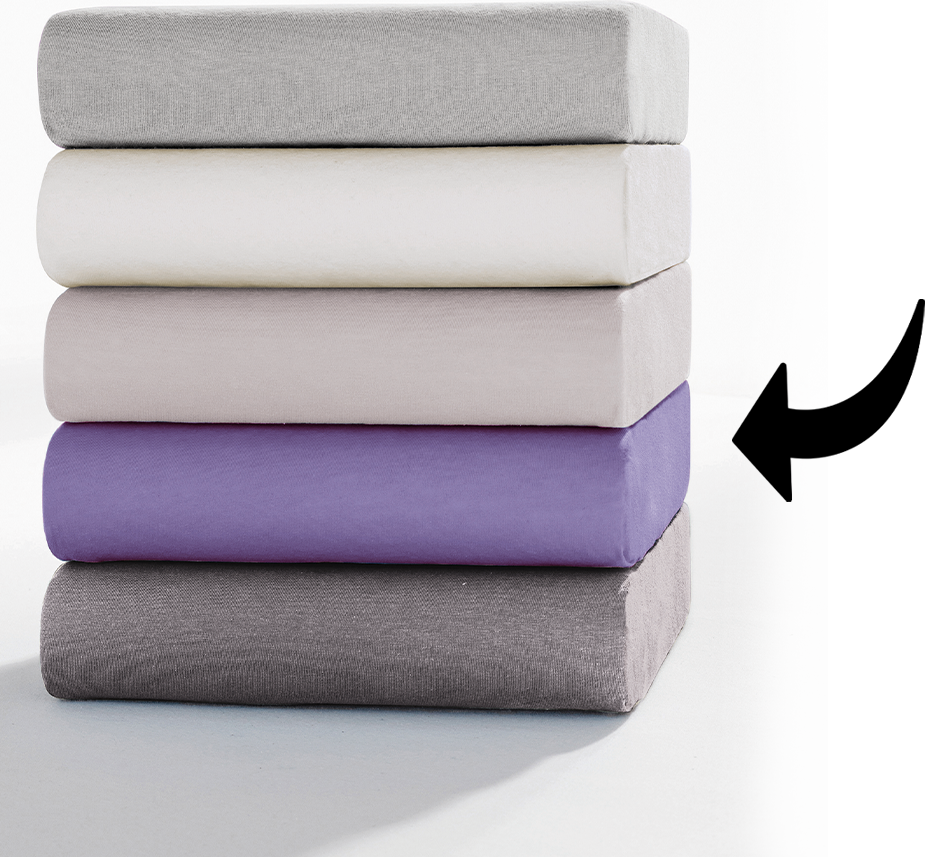 Boxspringbett-Jersey-Spannbetttuch - ca. 180 x 200 - 200 x 220 cm