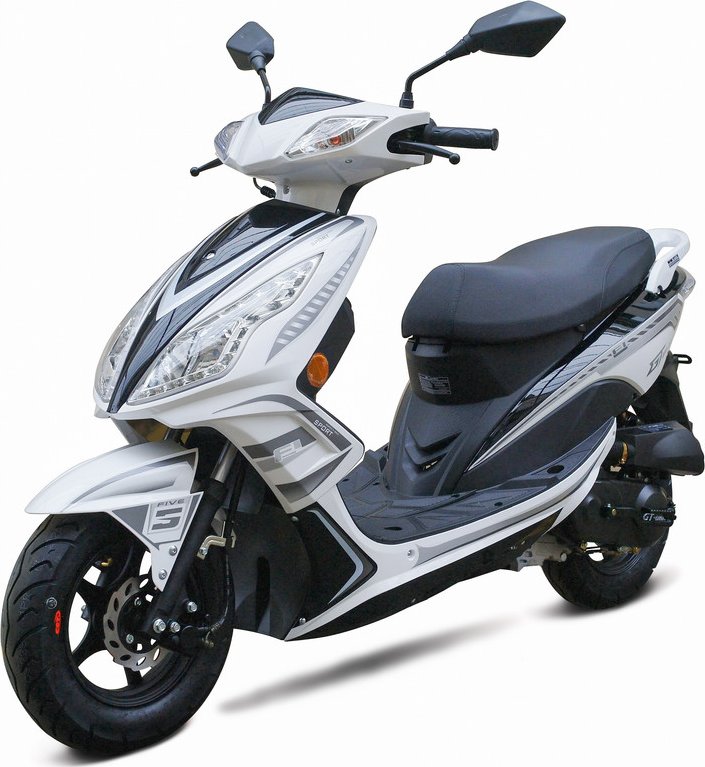 Mofarroller GT3 49ccm 25 kmh, weiß, GT Union