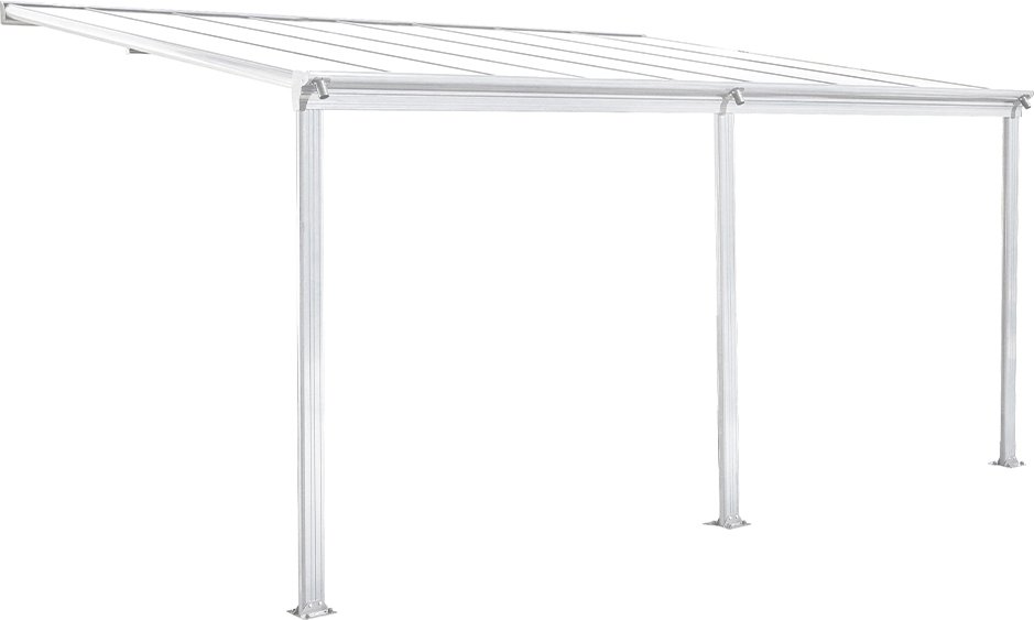 Terrassendach/Veranda, ca. 495 x 303 x 258 cm - Weiß