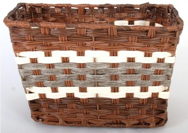 Großer geflochtener Weide-Fahrradkorb von Volare - Praktisch und stilvoll für Ihre Radtouren!