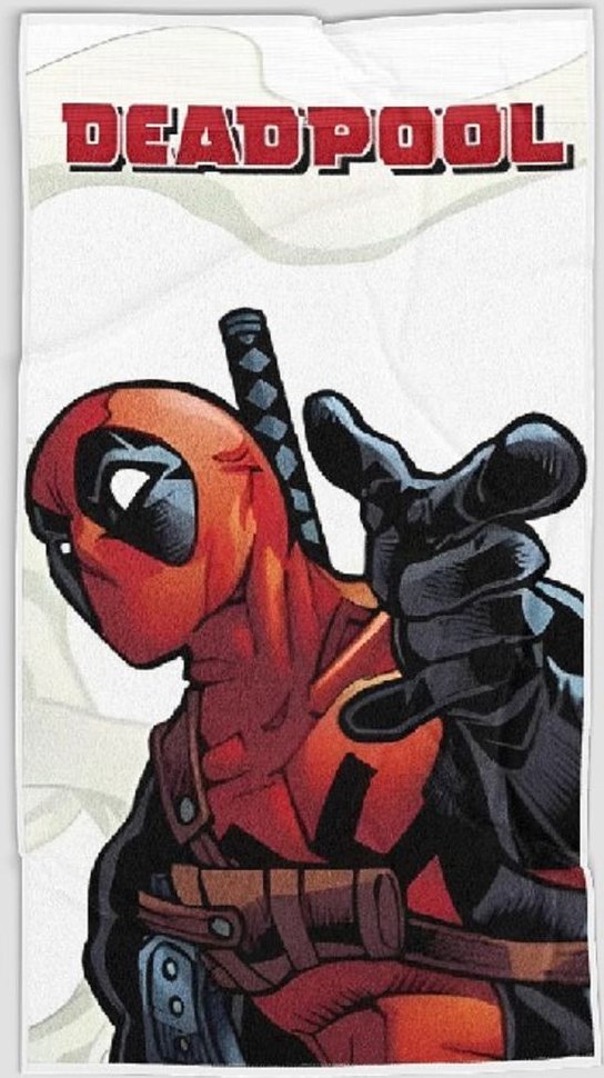 Marvel Deadpool Strandtuch – 140x70 cm, 100% Polyester