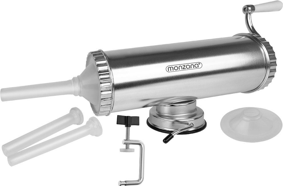 Deuba Wurstfüller mit Saughalterung 25kg 115 x 58 x 16cm silber