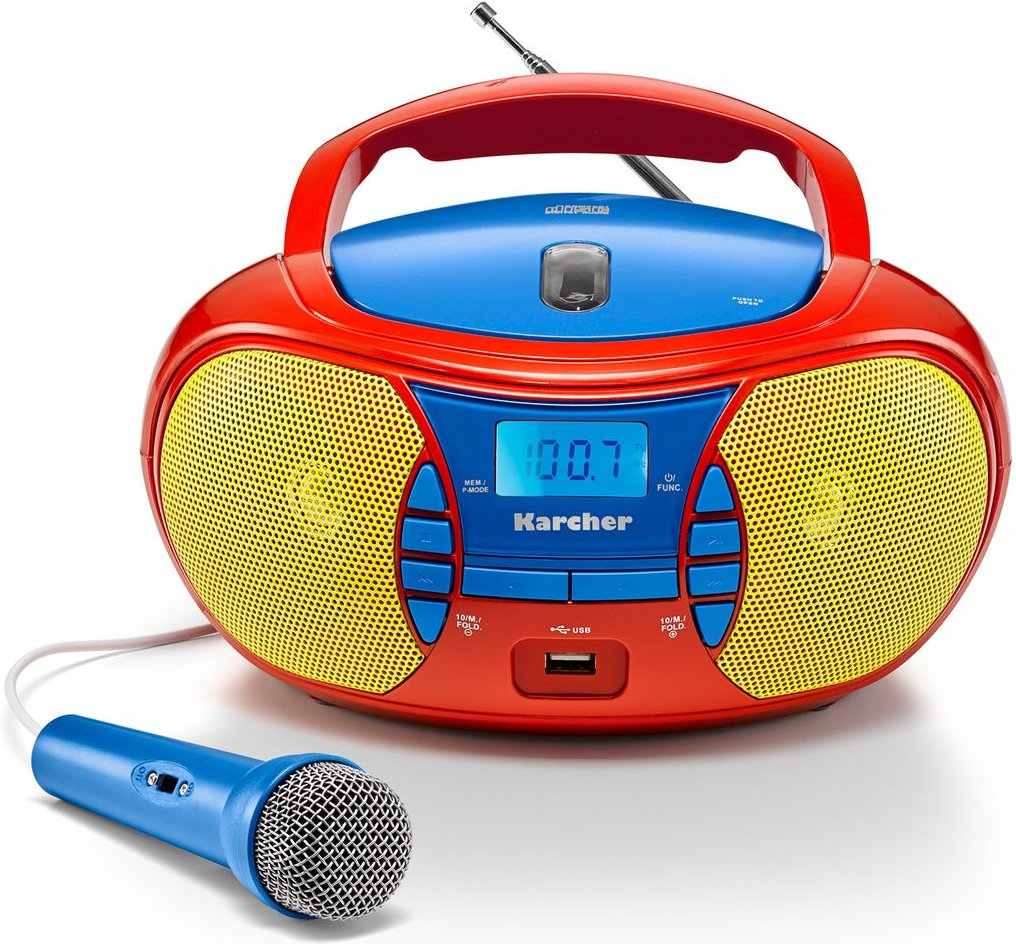 RR 5026 tragbares CD Radio - bunte Kinder-Boombox