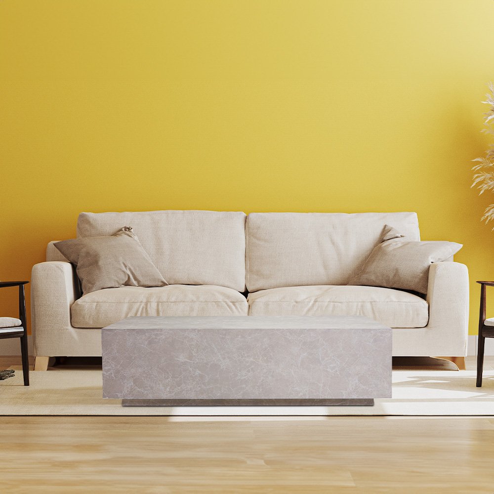 HOME DELUXE Couchtisch Marmor AMIRI XXL Beige