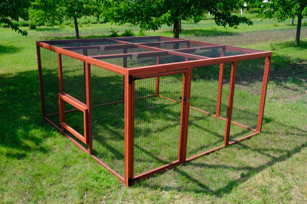 Hühnerauslauf Gross EZ Chicken Home 8,76 m² Hergestellt in EU