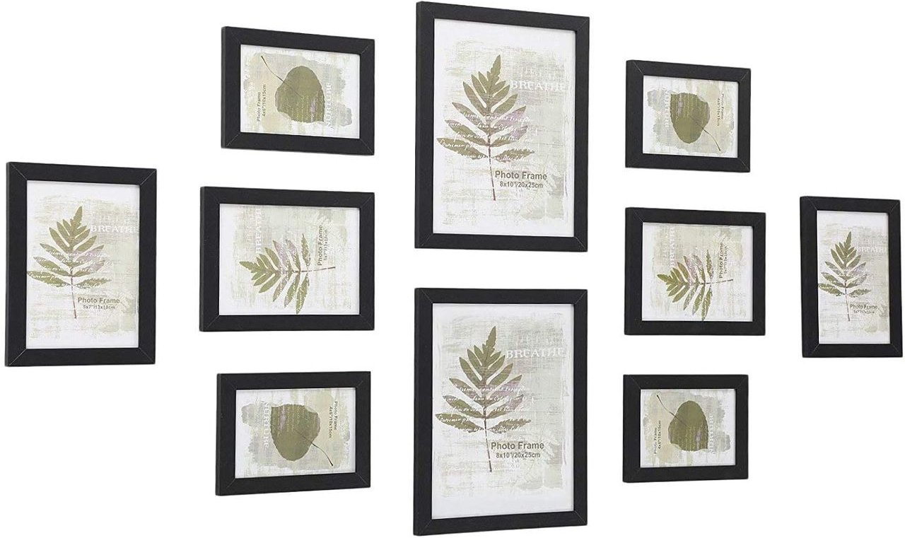 Bilderrahmen 10-er Set Fotorahmen