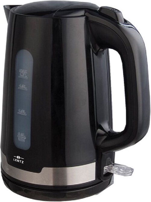 Thumbnail - Leistungsstarker Wasserkocher Teekocher mit 1,7 Liter Fassungsvermögen und 2200 W Schwarz