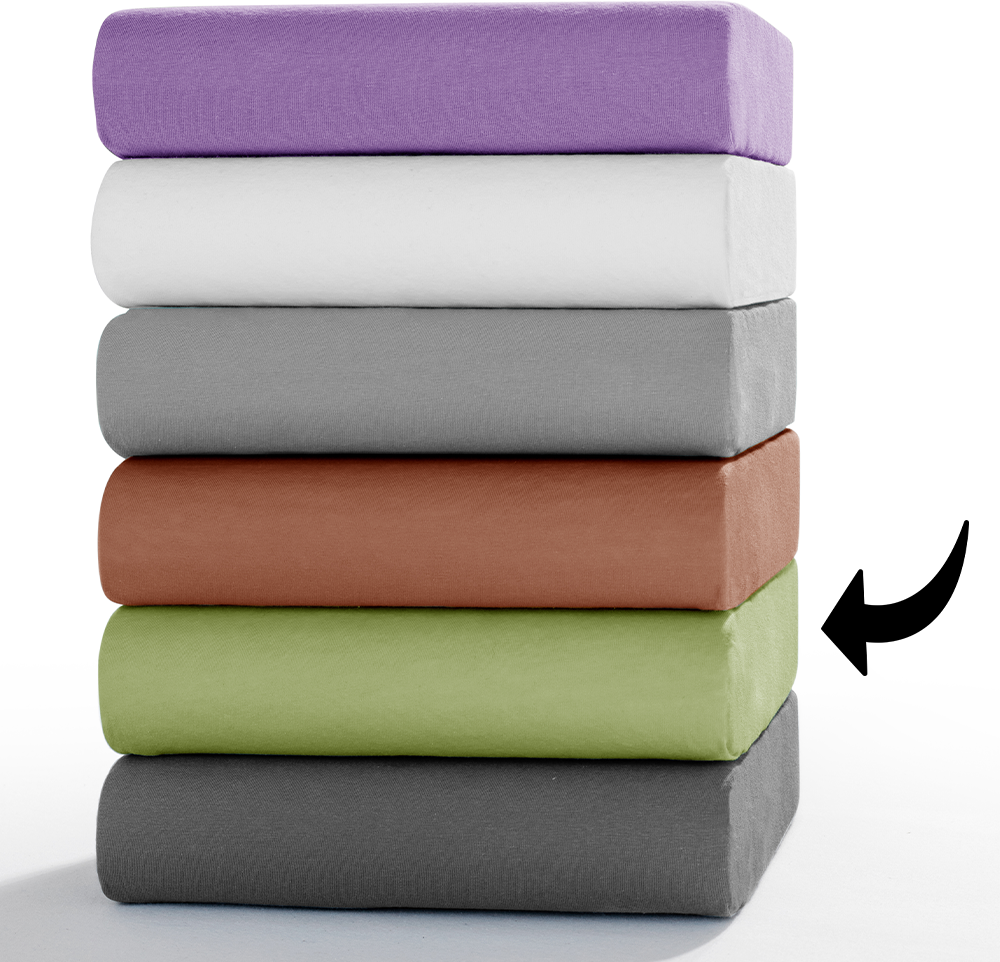 Jersey-Spannbetttuch - ca. 180 - 200 x 200 cm