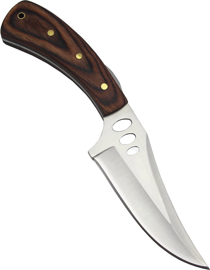 Thumbnail - Outdoor-Fahrtenmesser Pakkaholz/"Bullenkopf"