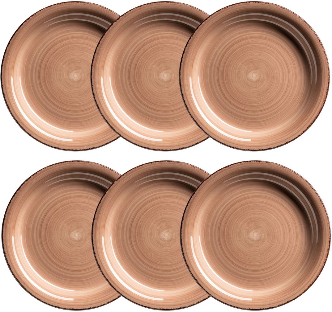 Dessertteller 19,5 cm, 6-er Set, BEIGE