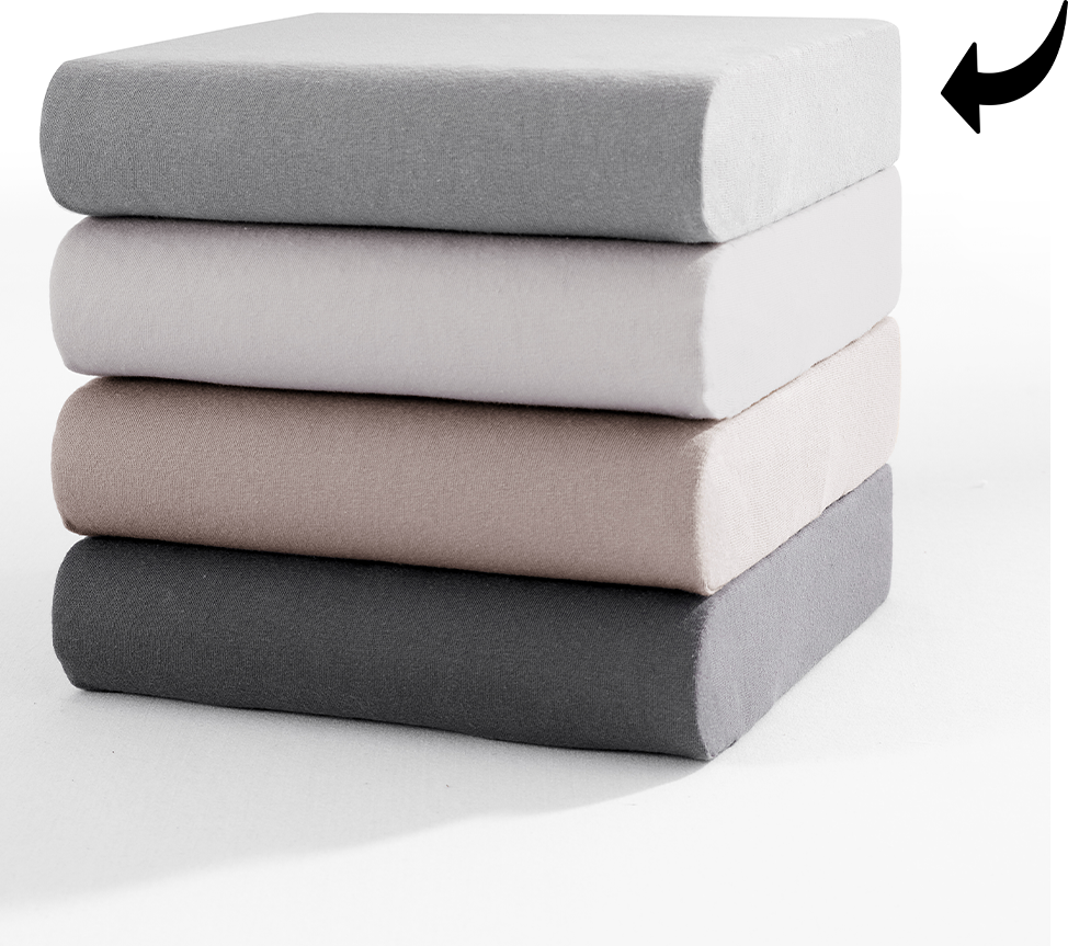 Jersey-Boxspringbett-/ Topper-Spannbetttuch