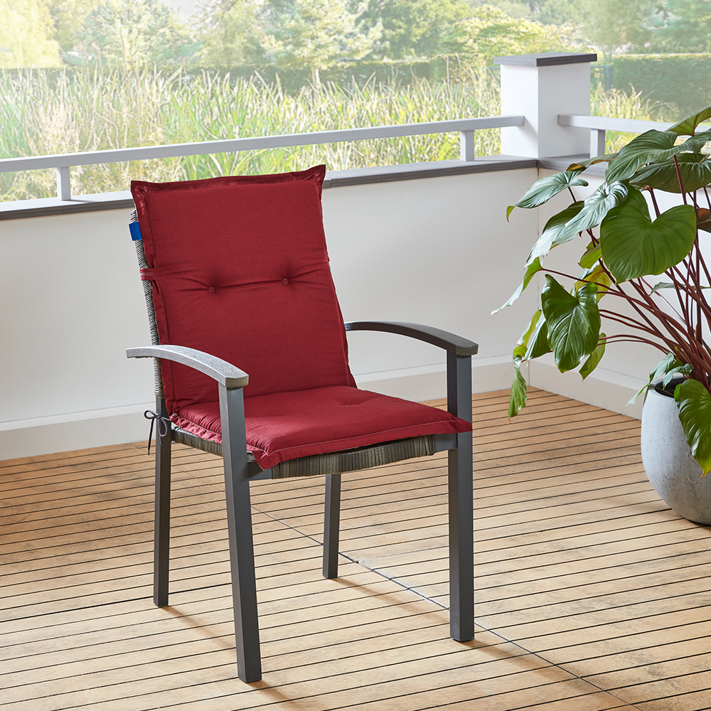 Wendeoptik-Polsterauflagen - Niedriglehner