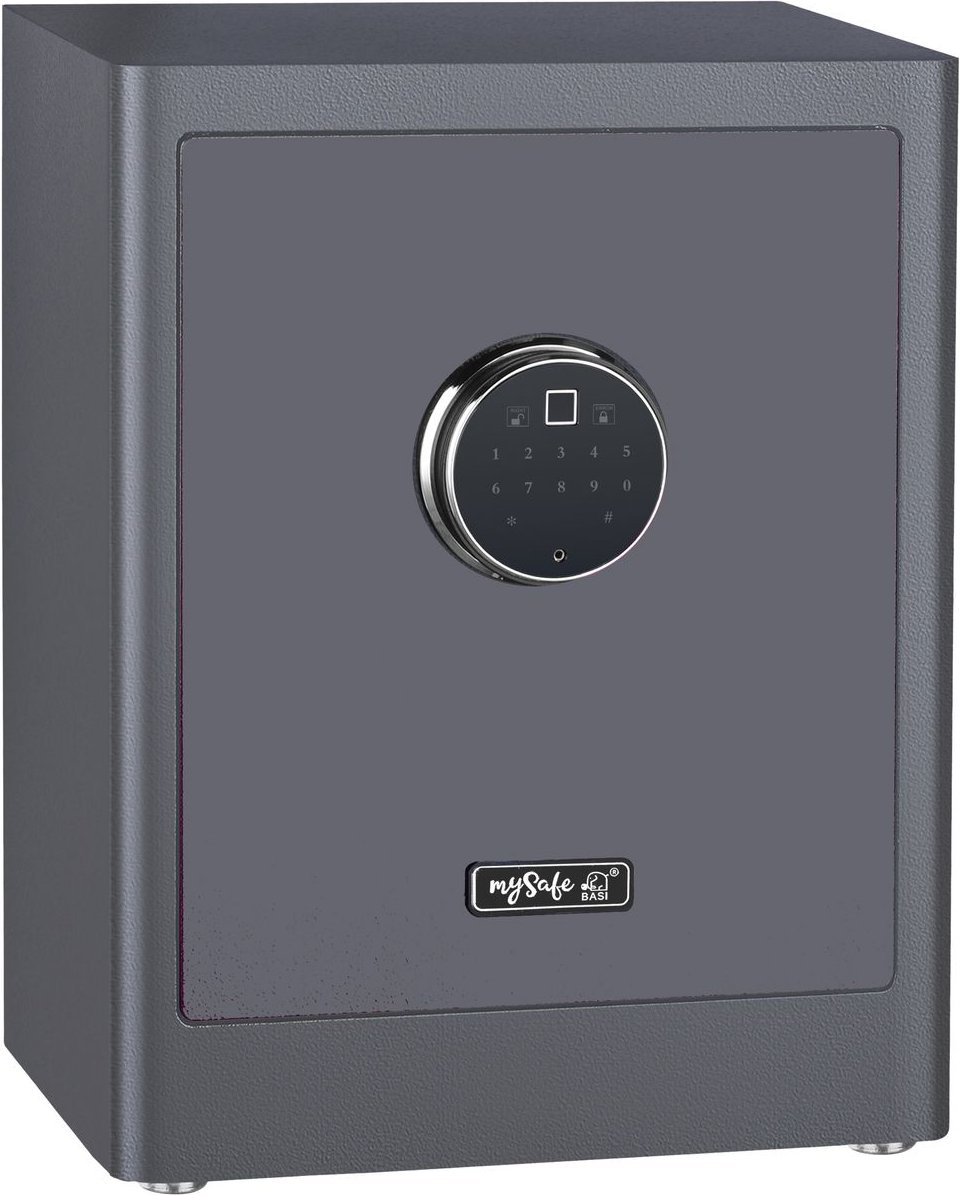 Elektronik-Möbel-Tresor - mySafe Premium 450 - Code/Fingerprint - Grau