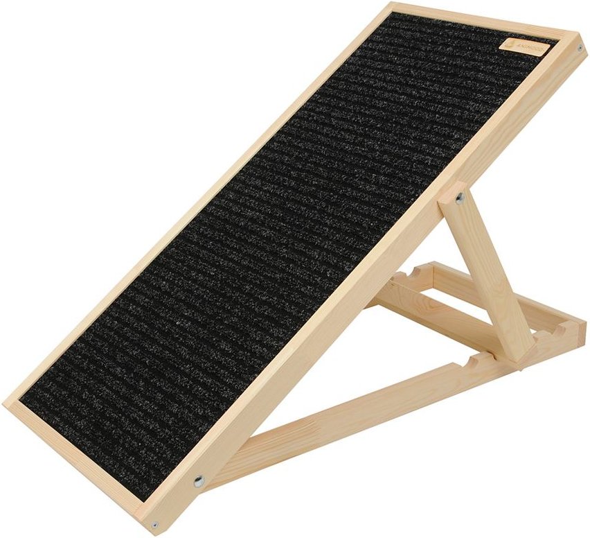 Hunderampe Skipper naturbelassen Hundetreppe