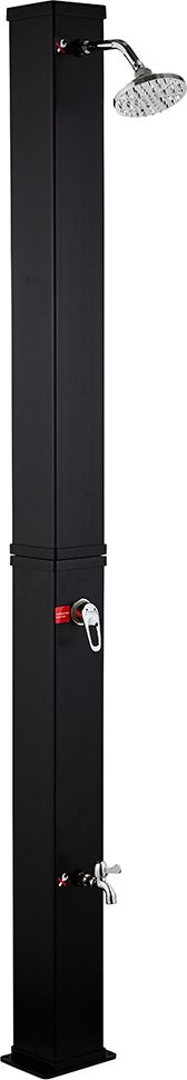 Home Deluxe Solardusche OLYMP - Schwarz Matt