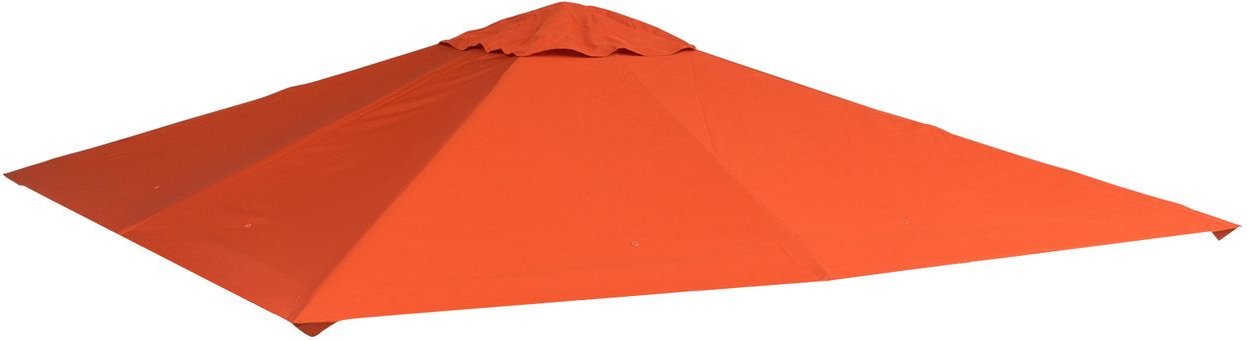 Pavillondach Ersatzdach Pavillonabdeckung Polyester Orange 2,98x2,95m