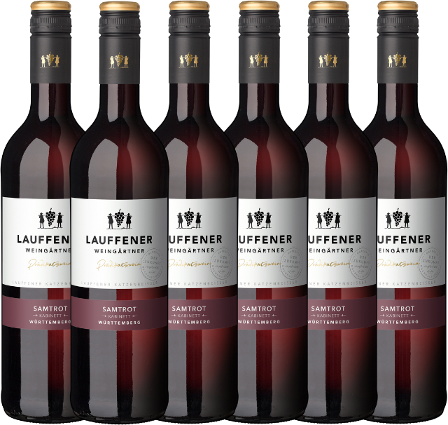 Lauffener Katzenbeißer Samtrot Kabinett 0,75l - 6er Karton