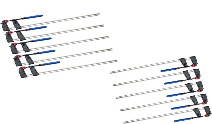 Thumbnail - 10x Schraubzwinge 250 x 50 mm Leimzwinge Klemmzwinge Einhandzwinge