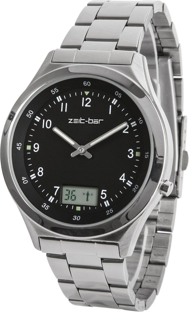 Thumbnail - Funk-Armbanduhr, mit Datums- und Sekundenanzeige