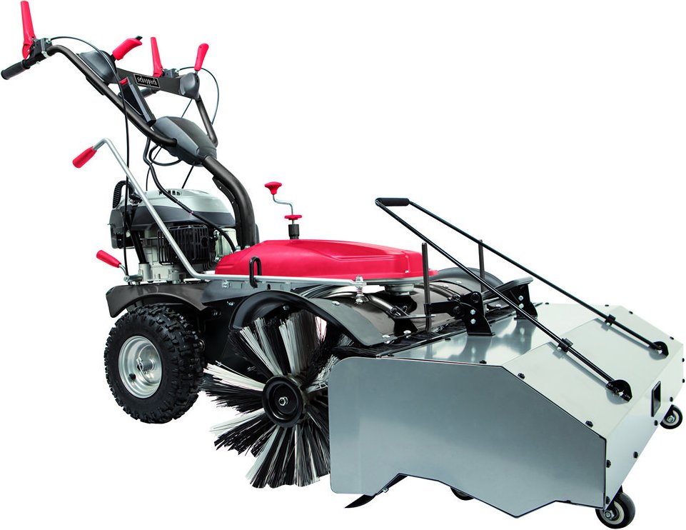 Kehrmaschine SC2200PE mit Sammelbehälter und Schneeschild