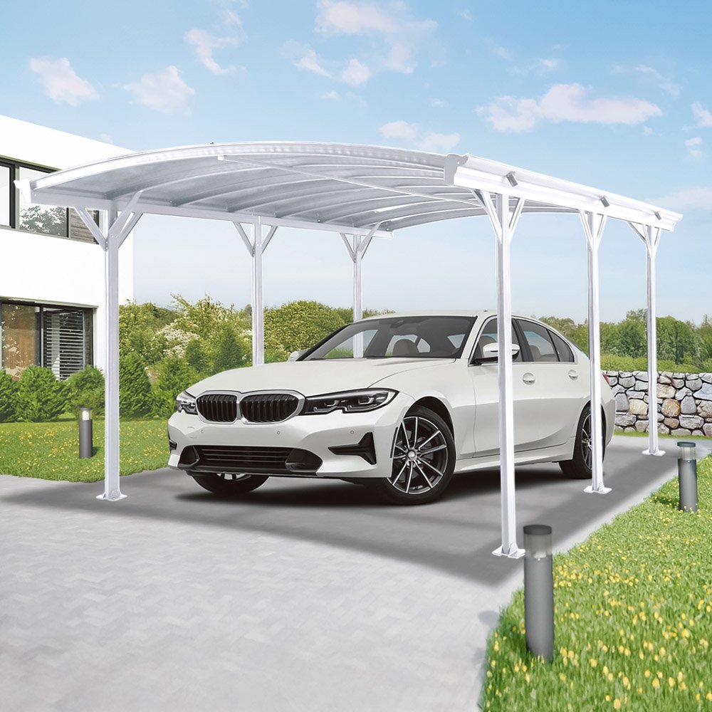 DESIGN Carport FALO - weiß