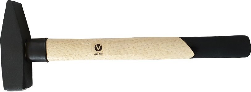 Thumbnail - Schlosserhammer Holzstiel 300 g Schlosser Hammer Hämmer Stielschutz