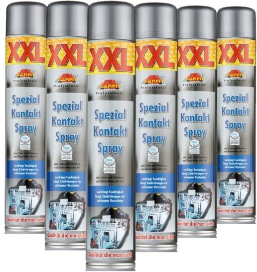 XXL Spezial Kontakt Spray 6er Set