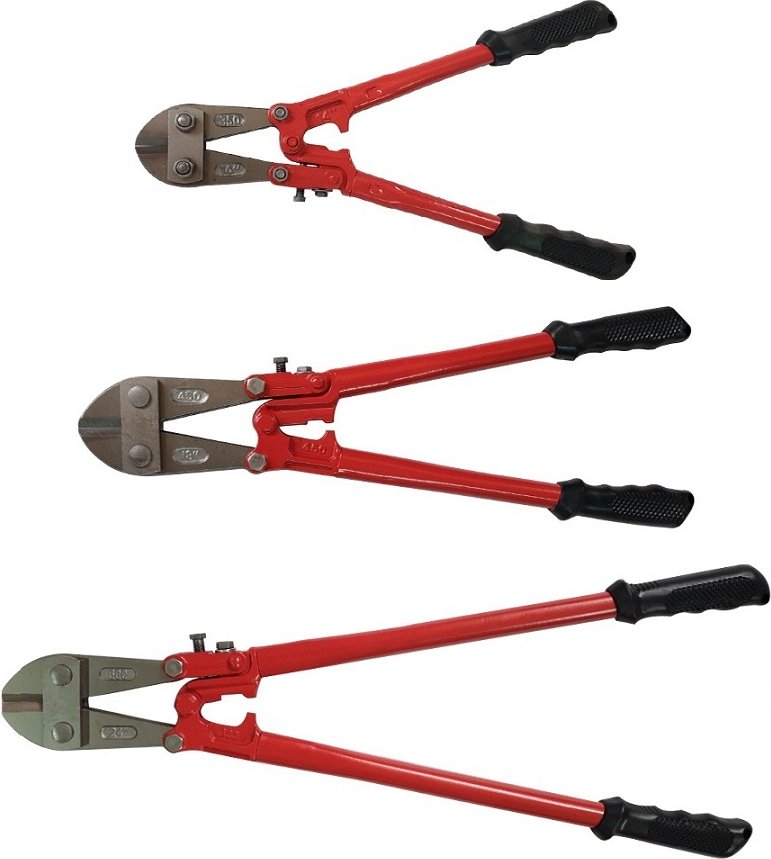 Bolzenschneider Bolzenschere Seitenschneider 3 tlg Set 350 450 600 mm