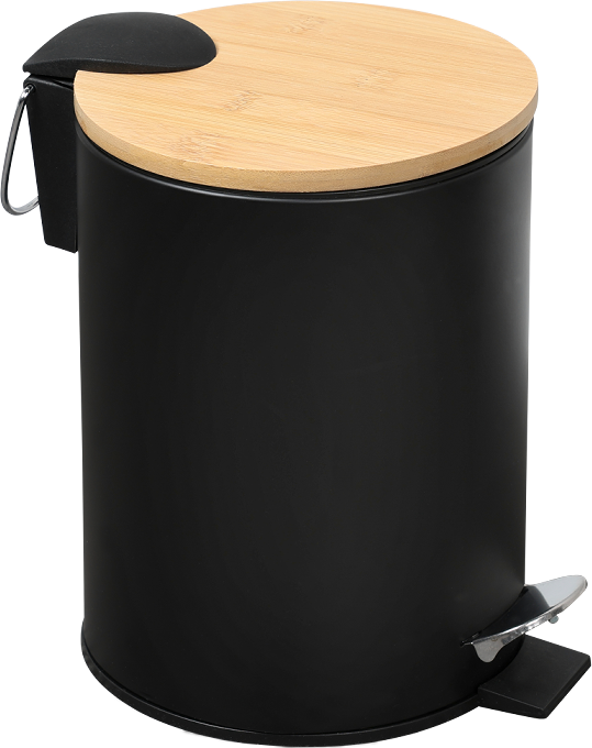 Thumbnail - Kosmetikeimer Bambus, FSC, schwarz 3l