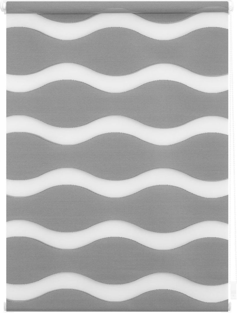 Thumbnail - Duo Rollo Welle Klemmfix, ohne Bohren, Grau, 45 cm x 150 cm (B x L)