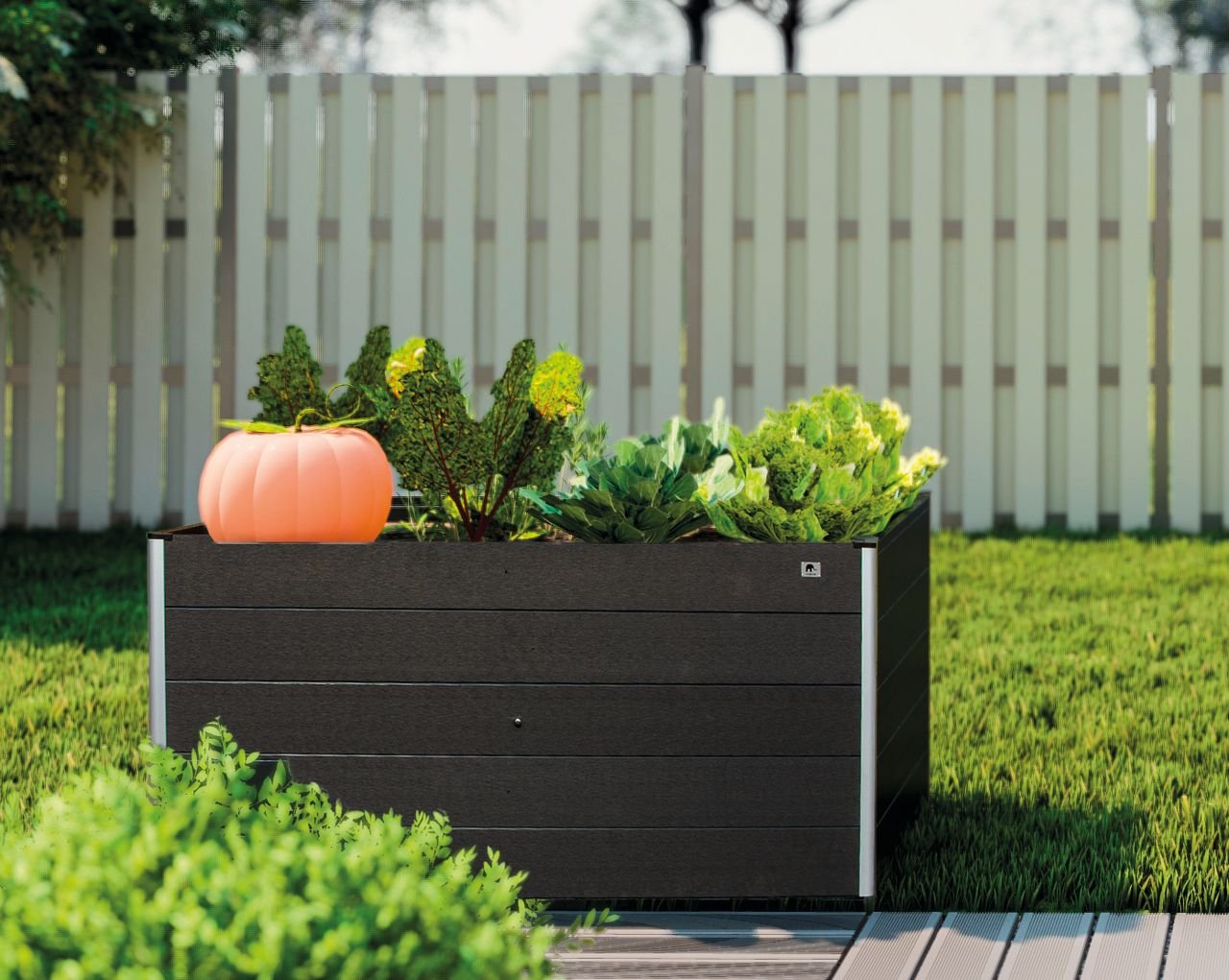 elephant® WPC Hochbeet anthrazit 150x70x75 cm