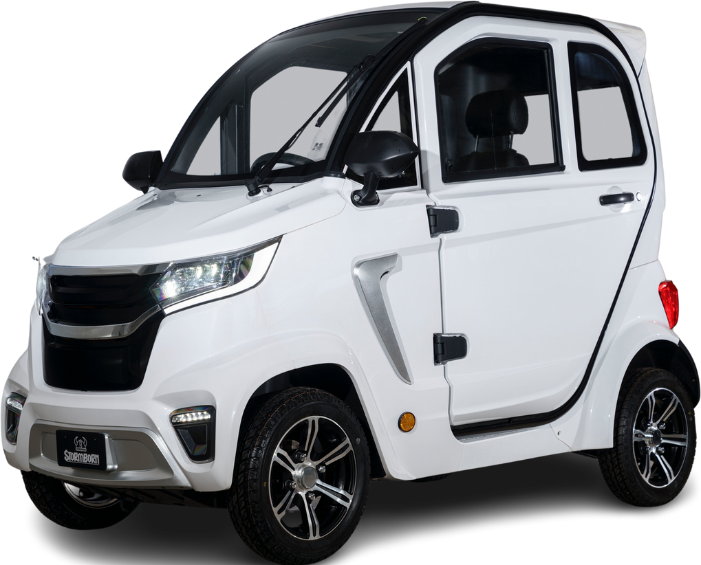 X8 – 2 kW, Blei-Gel-Akku, 45 km/h weiß - Elektrokabinenroller