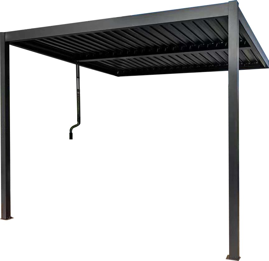 Bioklimatische Wandpergola, ca. 300 x 360 x 225 cm - Anthrazit