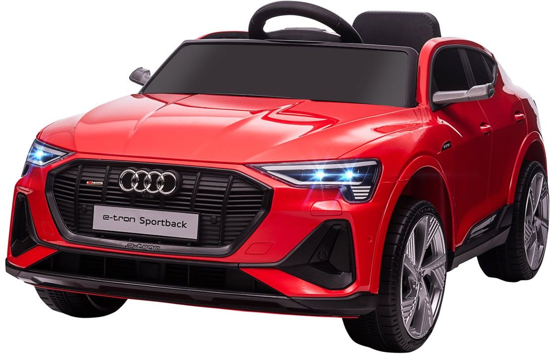 Kinder Elektroauto mit Fernbedienung, Musik, bis 5 km/h, Rot