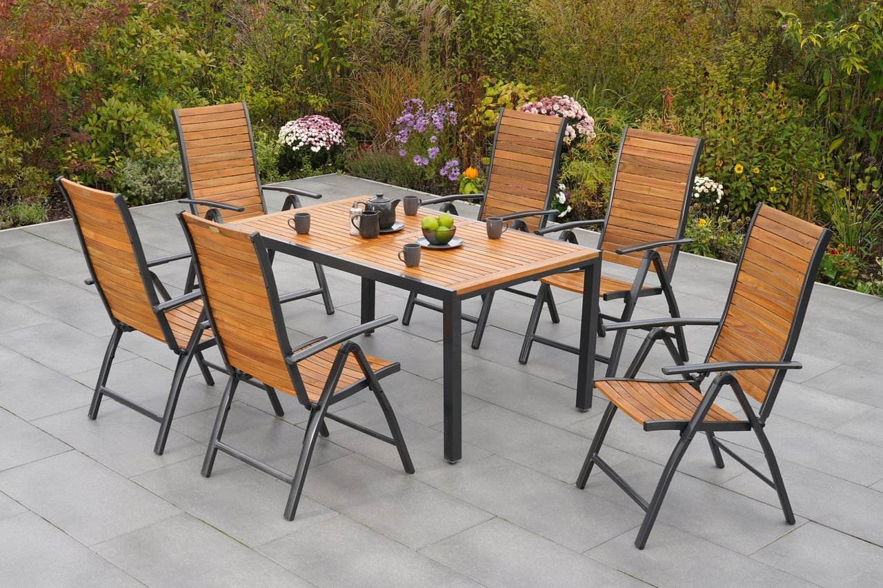 Santorin Set 7tlg. Tisch 150x90 cm