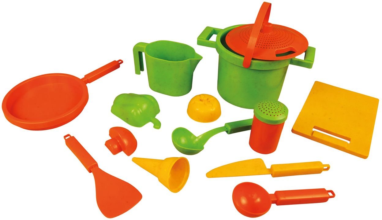 Eco Sandset Kochen, 14-teilig, Natur Netz