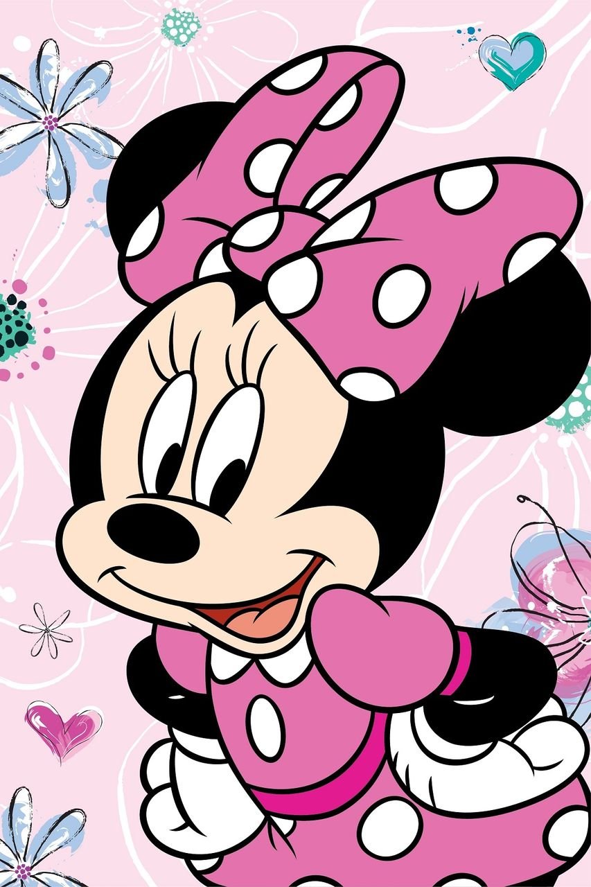 Disney Minnie Mouse Mikroflanelldecke – 100x150 cm, weich & warm