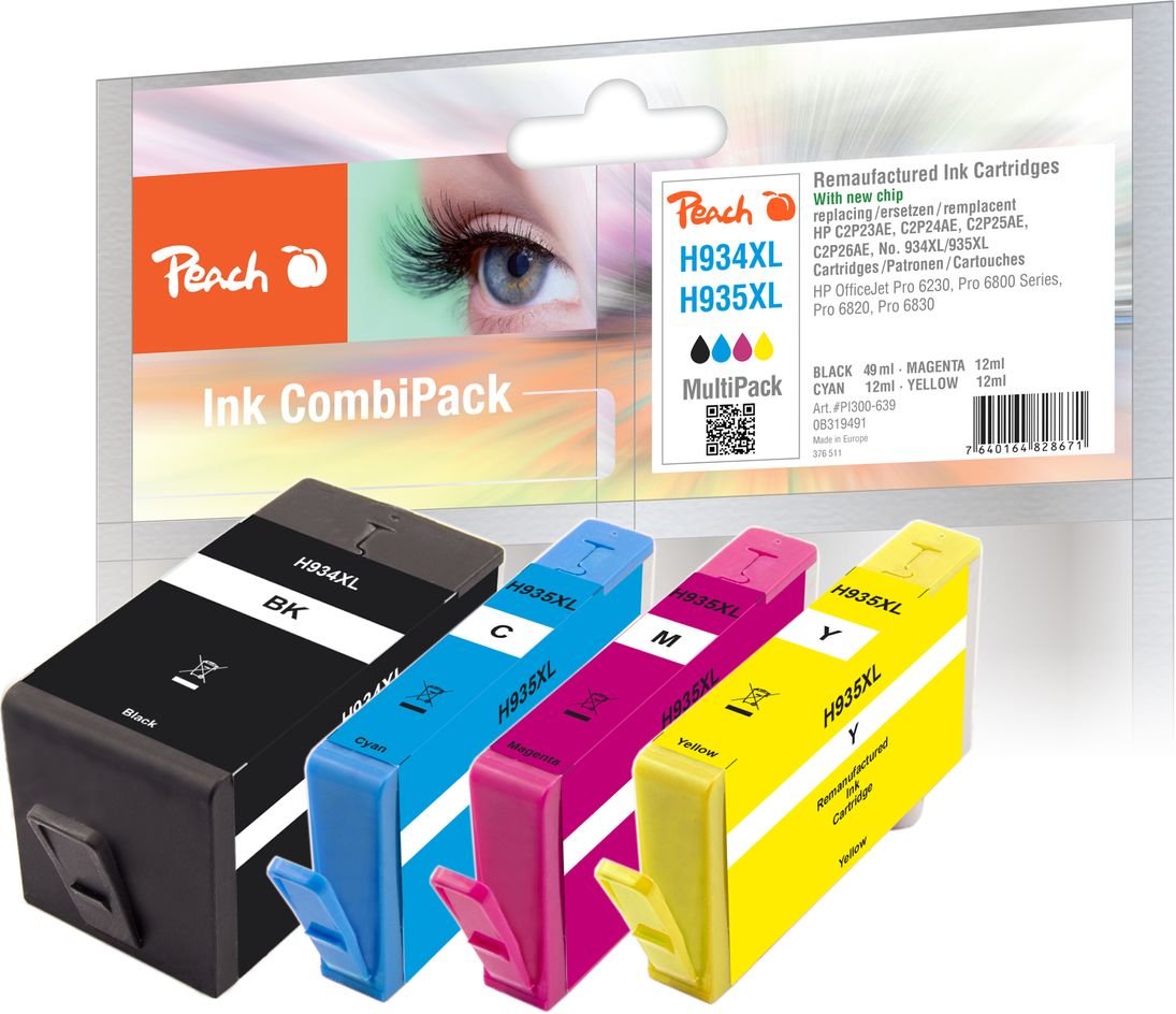 Spar Pack Tintenpatronen ersetzt HP No. 934XL, No. 935XL