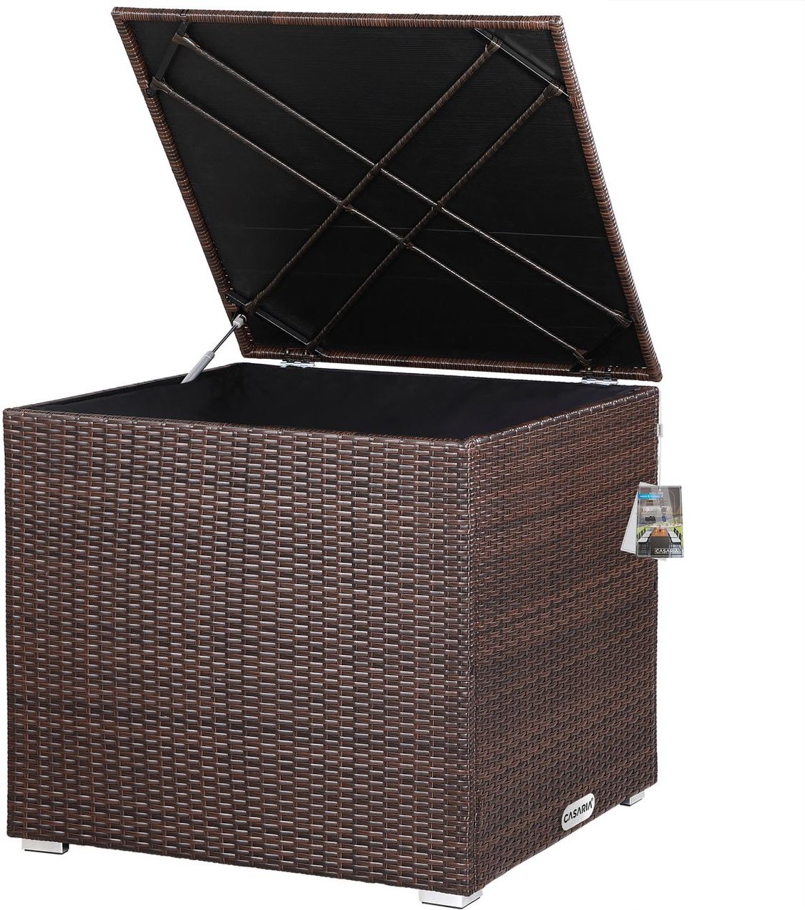 Thumbnail - Casaria Polyrattan Auflagenbox Braun 318L