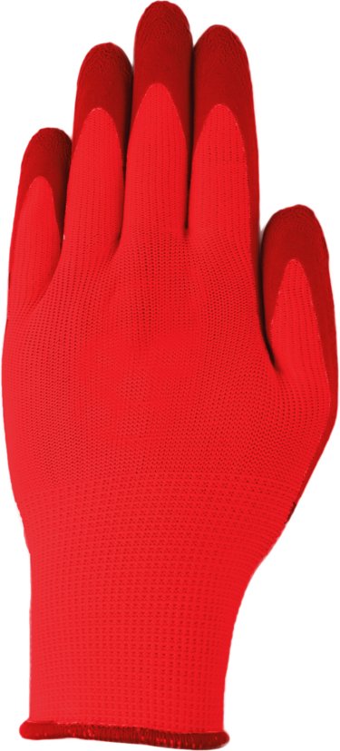 Gartenhandschuhe - 5er-Pack, Rot/Rot, Gr. L