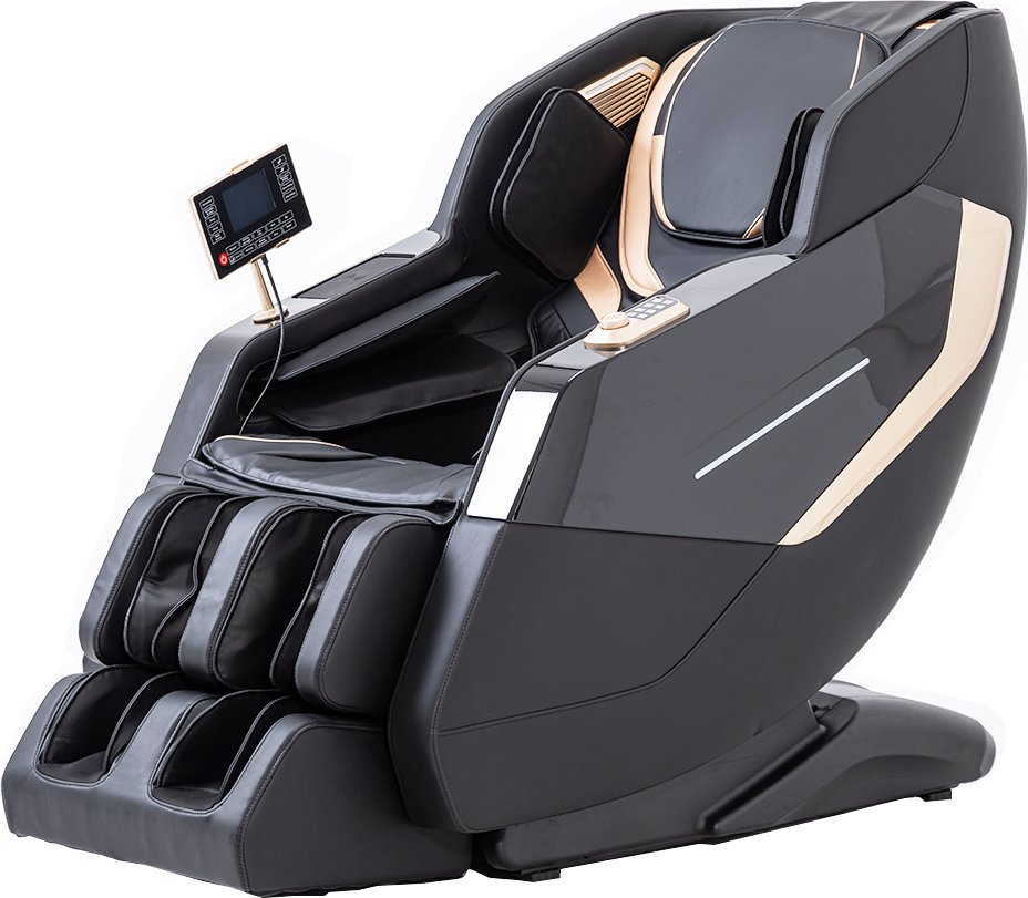 Massagesessel, ca. 143 x 76 x 110 cm - Schwarz