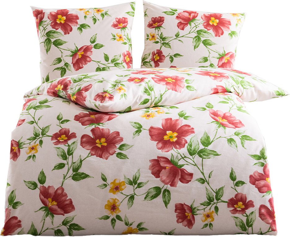 Feinbiber-Bettwäsche, ca. 135 x 200 cm