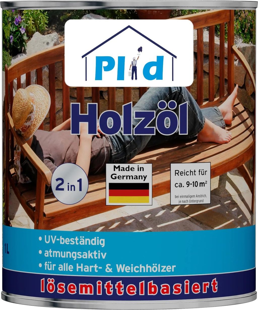 Thumbnail - Holzöl 1L, Teak - für ca. 10m² / Holzschutz Pflegeöl Gartenmöbel Teakholzöl