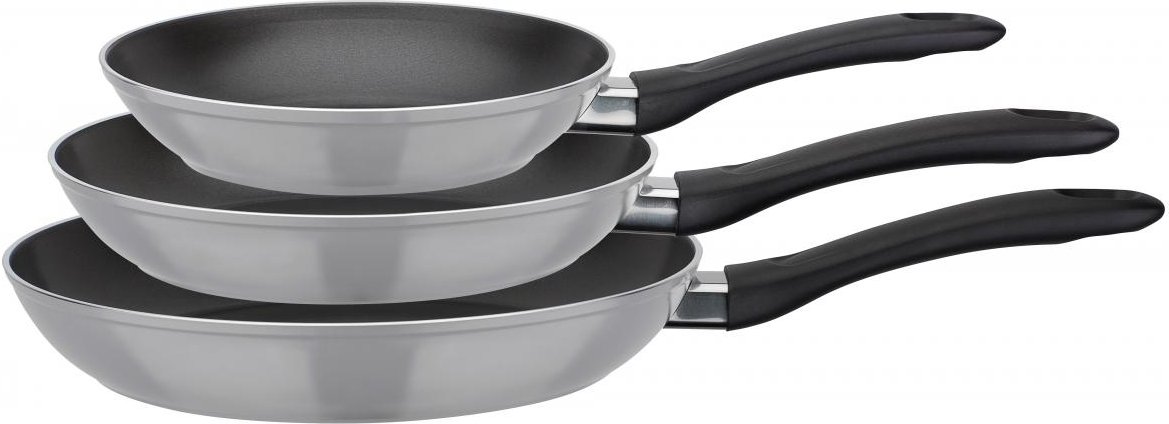 Pfannen-Set Nova 3-tlg. schwarz