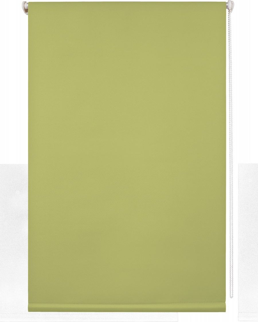 Thermo-Rollo Klemmfix, ohne Bohren, Verdunkelung - Grün, 80 cm x 220 cm (B x L)